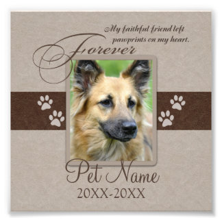 Forever Loved Pet Sympathy Fototryck