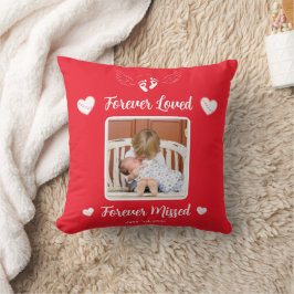 Forever Loved-Valentine Baby Memorial Dekorativ ku Kudde