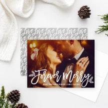 Forever Merry Silver Newlyged Bröllop Photo