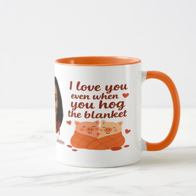 'Forever my Valentine' personlig mugg (Höger)