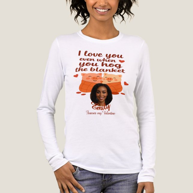 'Forever my Valentine' Tri-Blend TShirt T Shirt (Framsida)