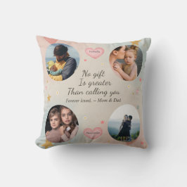 Forever Our Little Ones – Custom 4-Photo Tribute Kudde