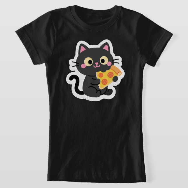 Forever Pizza, Forever Love  T Shirt (Laydown)