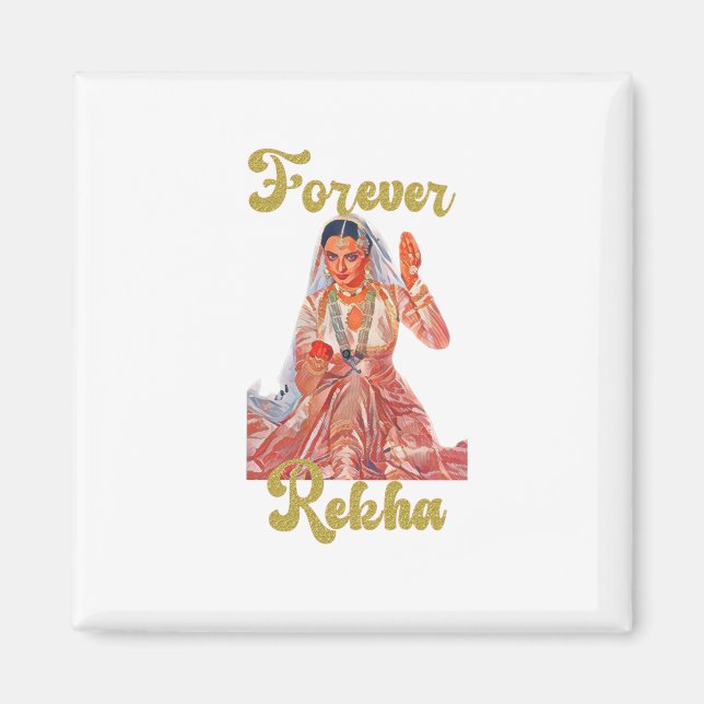 Forever Rekha l Iconic Bollywood Star Rekha l Desi Magnet (Framsidan)