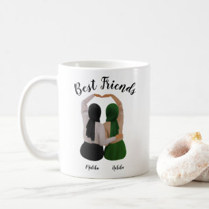 Forever Sisters Personlig Hijabi Gift Kaffemugg