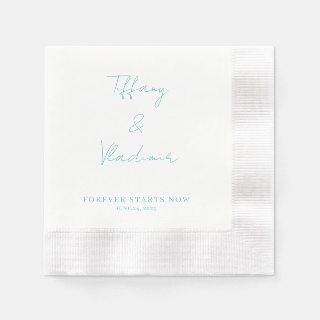 Forever Starts Now Napkins Pappersservett (Framsidan)