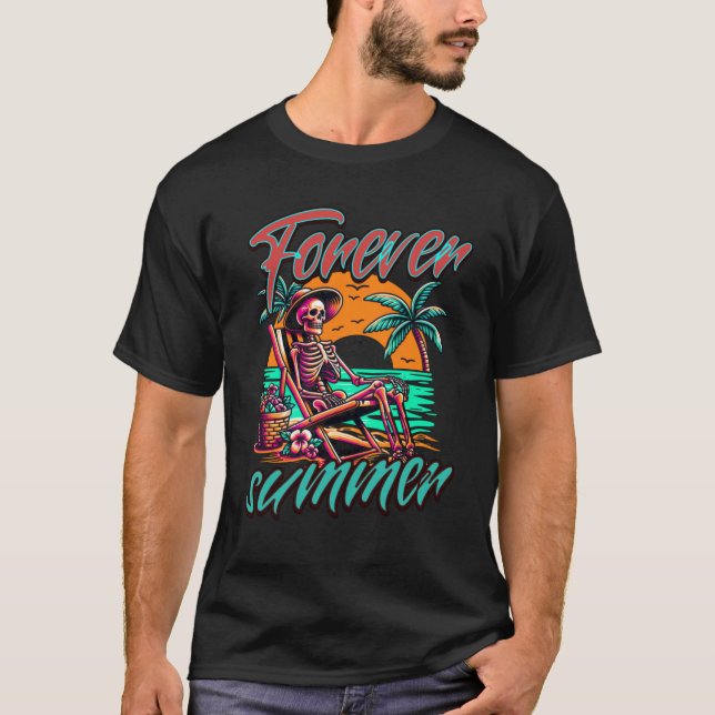 Forever Summer T-Shirt – Endless Sunshine & Summer (Framsida)