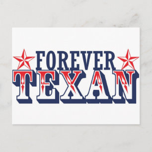 Forever Texan Vykort