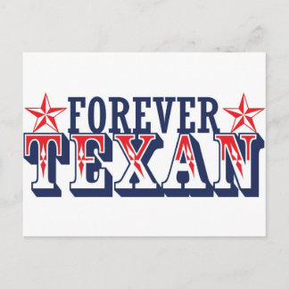 Forever Texan Vykort