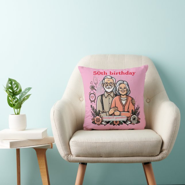 Forever Together – 50th Celebration Cushion Kudde (Stol)