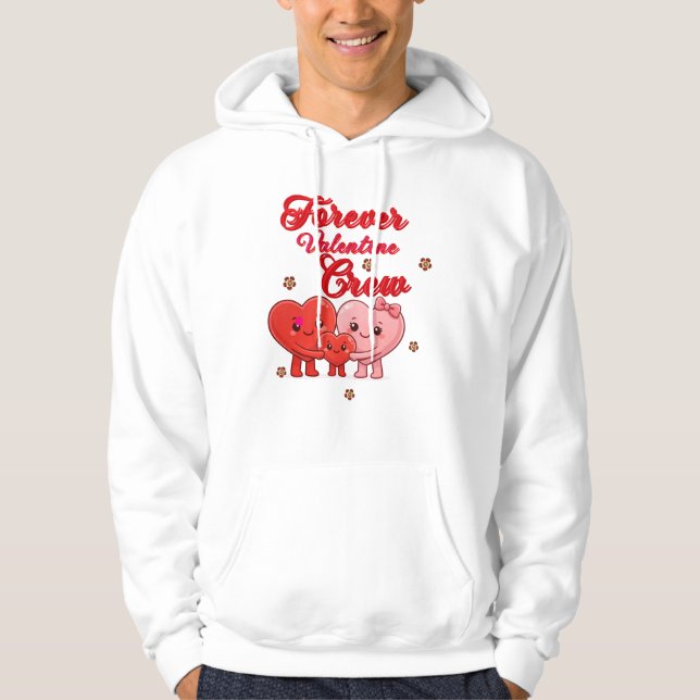 Forever Valentine Crew Hoodie (Framsida)
