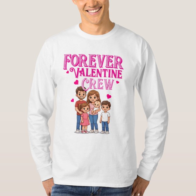 Forever Valentine Crew T Shirt (Framsida)