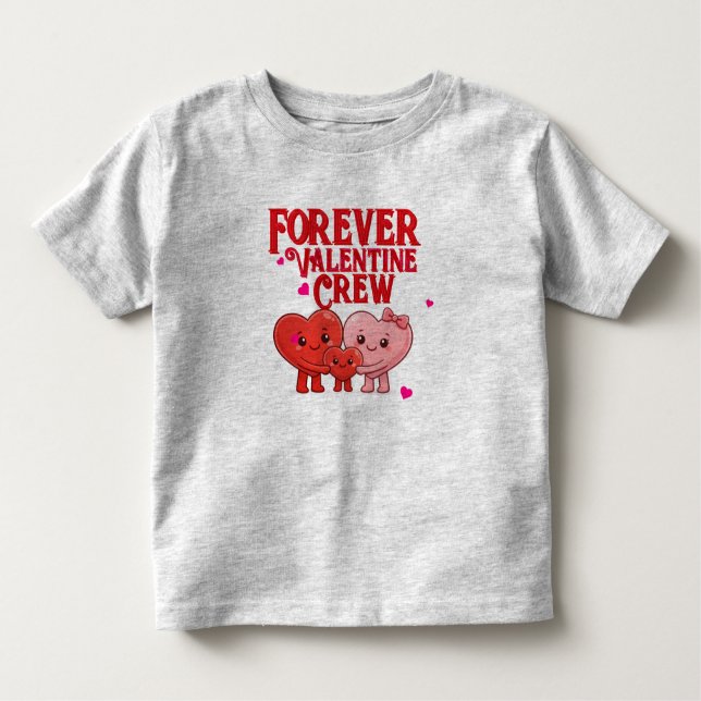 Forever Valentine Crew T Shirt (Framsida)