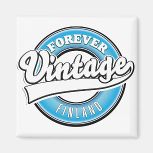 Forever vintage Finland logotyp Magnet