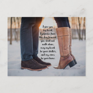 Forever Vows Vykort