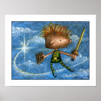 "Forever Young" 11" x 14"-utskrift Poster