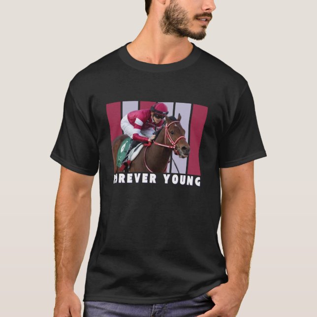 Forever Young Horse Tävla Del Mar Santa Ani T Shirt (Framsida)