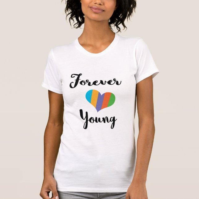 Forever young R+F, skin care consultant Tee Shirt (Framsida)