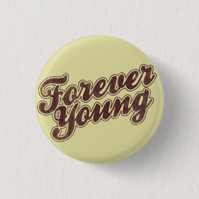 Forever Young Retro Flair Knapp (Framsida)