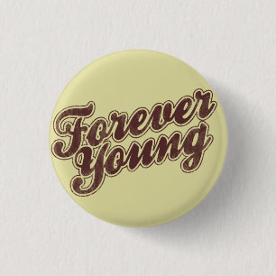Forever Young Retro Flair Knapp