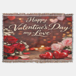 'Forever Your Valentine' Throw Blanket Filt