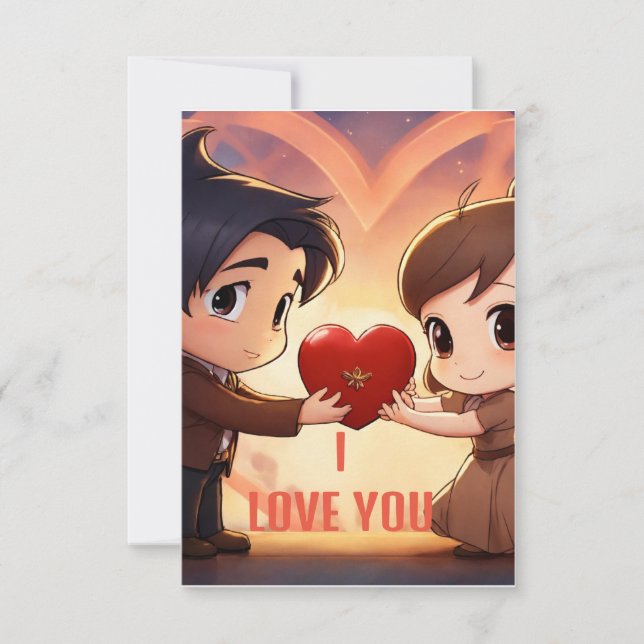 "Forever Yours" Tack Kort (Framsida)