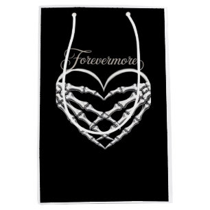 Forevermore Skeleton Händer Heart Gothic Romantik