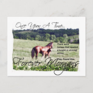 ForeverMorgFairytale Morgan Mare and Foal Vykort