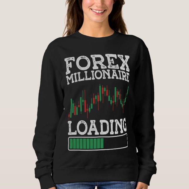 Forex Millionaire Loading BACKPRINT Forex T Shirt (Framsida)