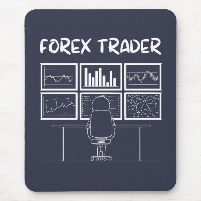 Forex Trader Funny Logotyp Musmatta (Framsidan)
