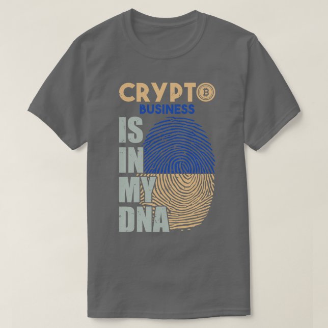 Forex Trader Investor Crypto Money Cryptocurrency T Shirt (Design framsida)