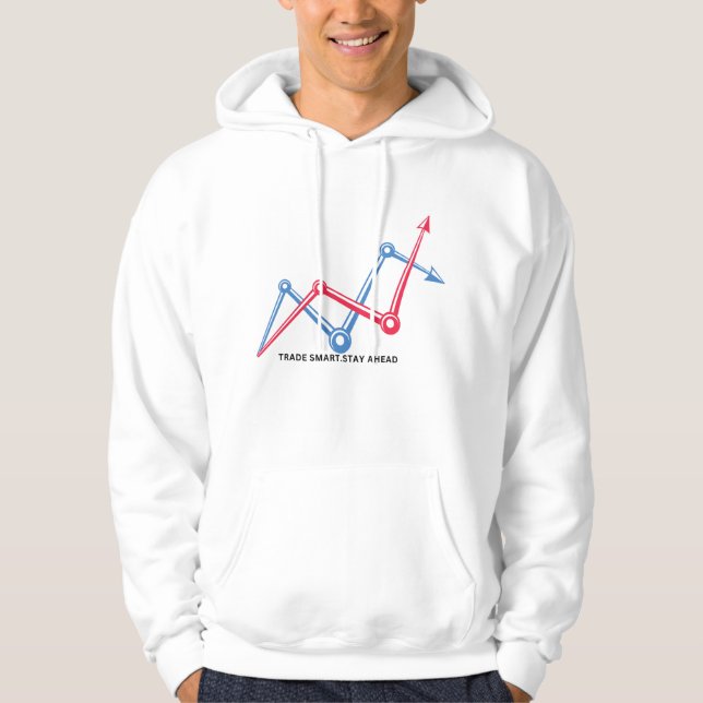Forex Trader - Köp låg och sälja hög T-shirt Hoodie (Framsida)