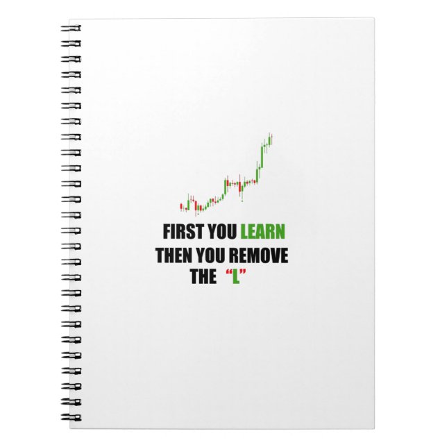 Forex Trader-tänkeset Spiral-fotopatbok Anteckningsbok (Framsidan)