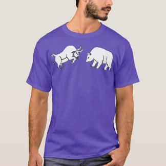 Forexhandlare på Bulls och Bear Lagrar T Shirt