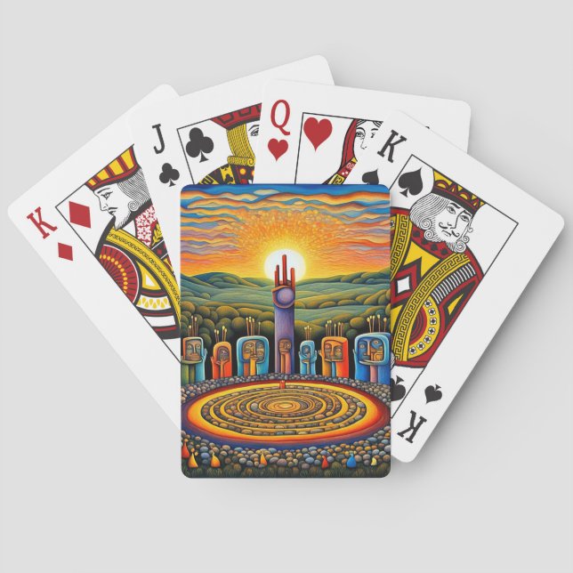 Förfädernas cirkel casinokort (Baksidan)