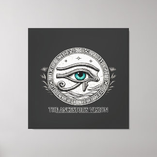 Förfaderns Vision | Horus öga Canvastryck