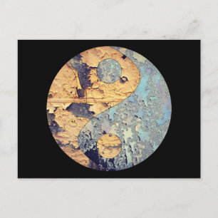 Förfall Yin Yang vykort