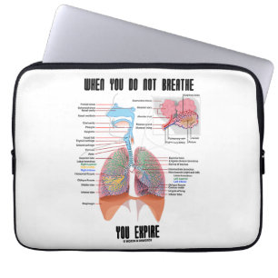 Förfalla det respiratoriska systemet, när du int laptop fodral