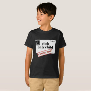 Förfalla för barn för personligklubb endast t-shirt
