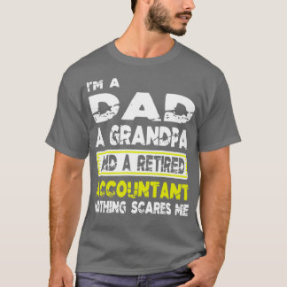 Förfallen revisor Grandpa Funny Cpa Pension T Shirt
