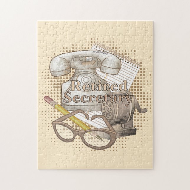 Förfallen sekreterare pussel (Vertikal)