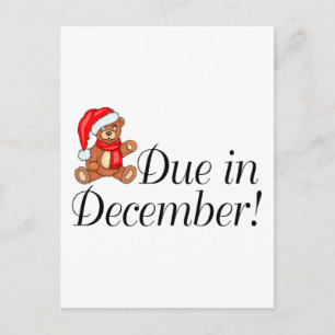Förfaller i december vykort
