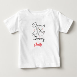 Förfaller i januari att cute Svan transporterar en T Shirt