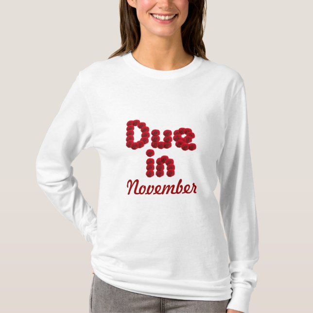 Förfaller i november Leve Shirt Tee (Framsida)