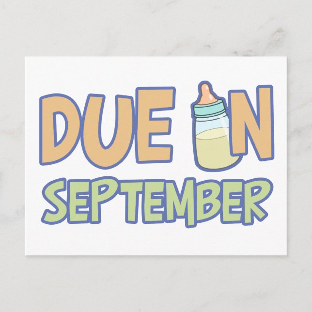 Förfaller i september vykort (Framsida)