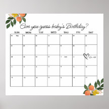 Förfallodag för Citrus Kärlek Shower