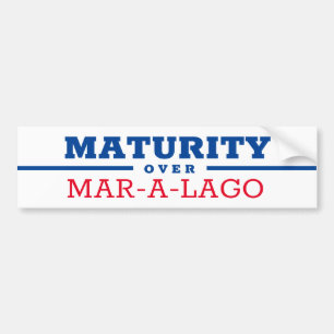 Förfallodag över Mar-a-Lago Bumper Sticker Bildekal