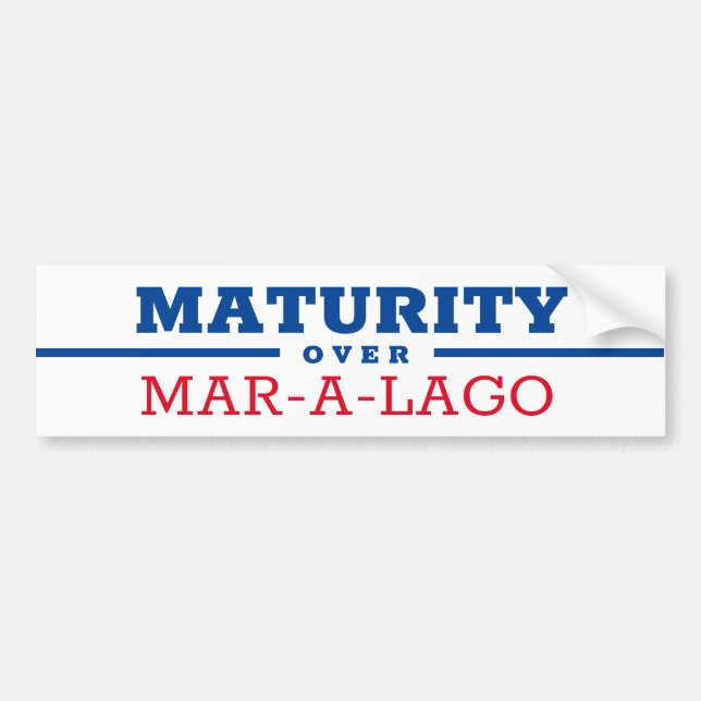 Förfallodag över Mar-a-Lago Bumper Sticker Bildekal (Framsidan)