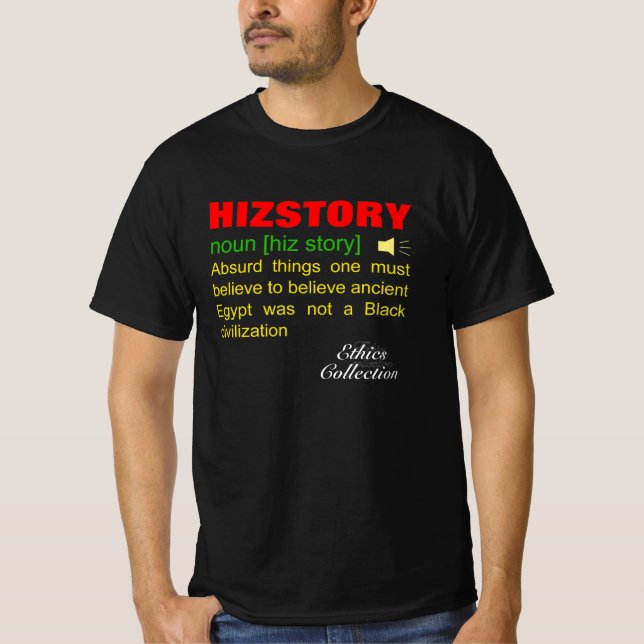 Förfalskning av Afrikas historia T Shirt (Framsida)