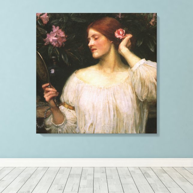 Förfänglighet av John William Waterhouse Canvastryck (Insitu (trägolv))